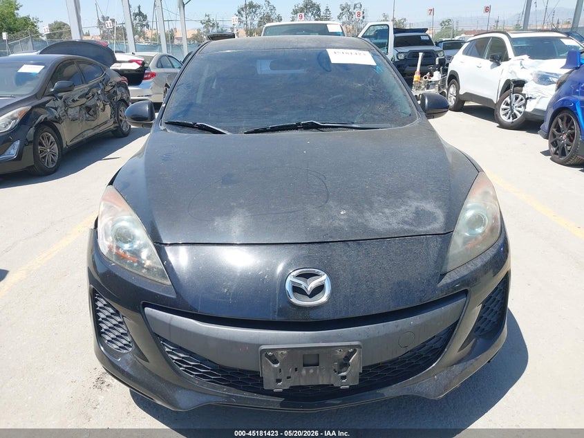 2012 Mazda 3 2.0 Azda3 I Touring Black Lot 111045181423 Vin JM1BL1V89C1643448
