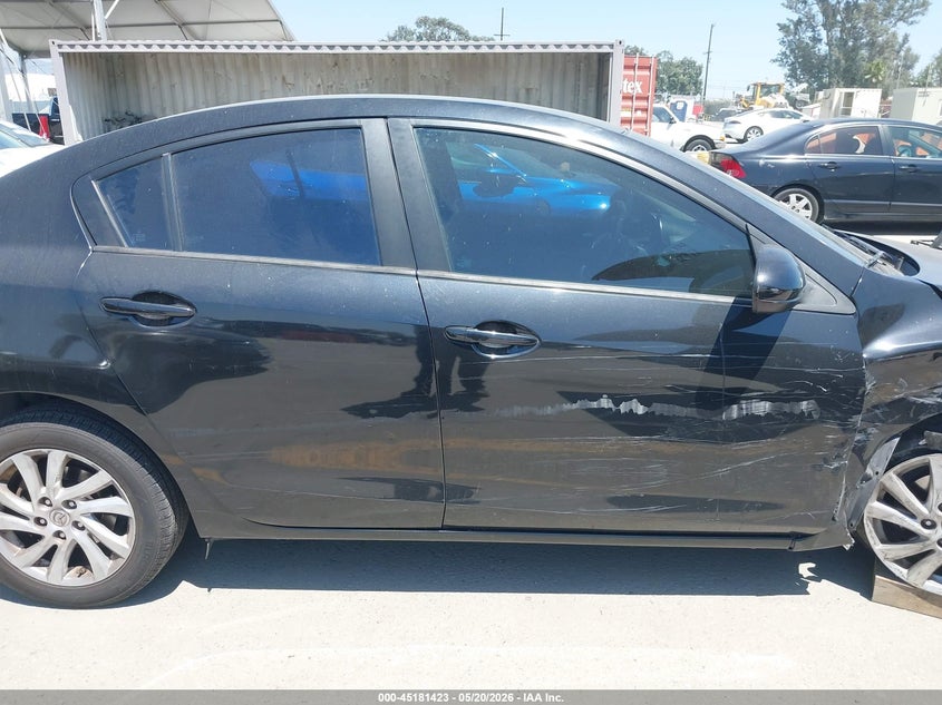 2012 Mazda 3 2.0 Azda3 I Touring Black Lot 111045181423 Vin JM1BL1V89C1643448