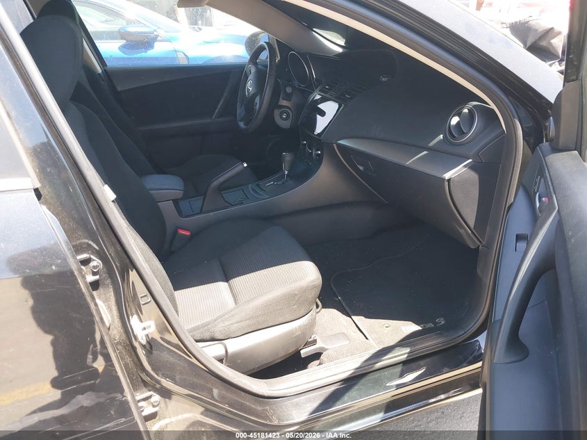 2012 Mazda 3 2.0 Azda3 I Touring Black Lot 111045181423 Vin JM1BL1V89C1643448