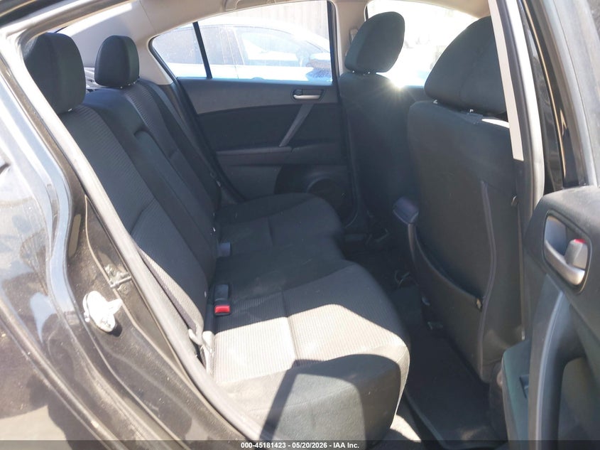 2012 Mazda 3 2.0 Azda3 I Touring Black Lot 111045181423 Vin JM1BL1V89C1643448