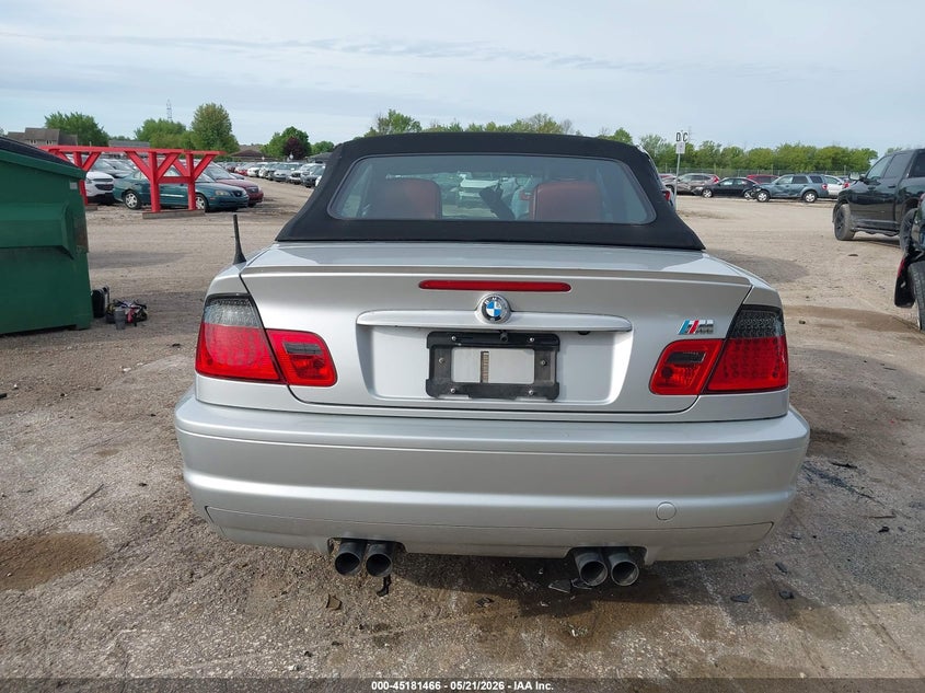 2002 BMW M3 VIN: WBSBR93482EX21649 Lot: 45181466