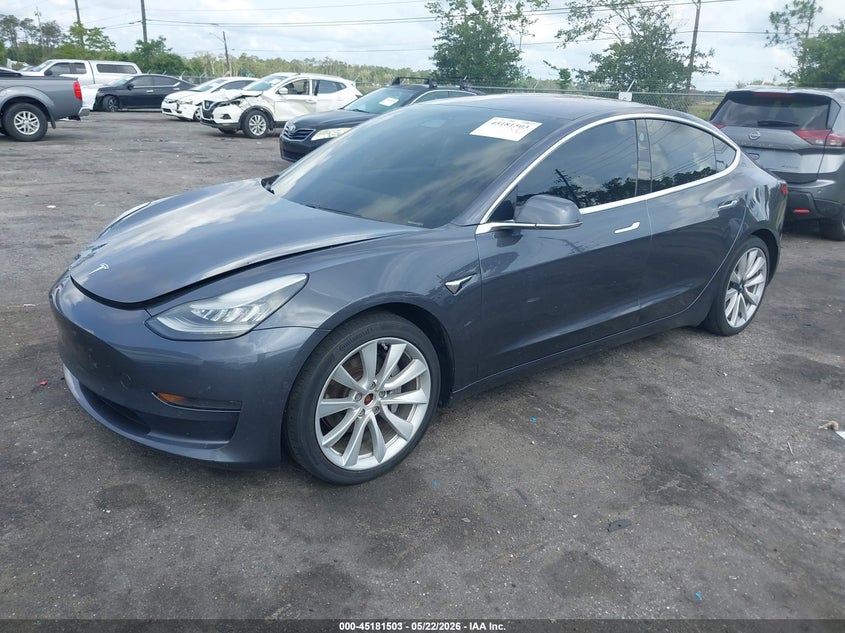 Vin: 5yj3e1eb0jf121211, lot: 45679215, tesla model 3 long range/performance 20182