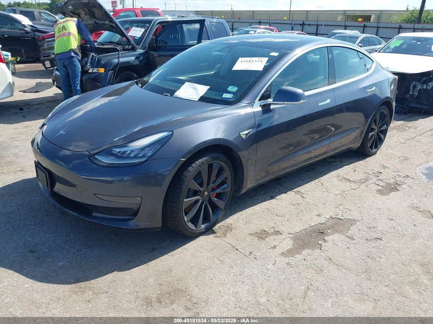 Vin: 5yj3e1ec9lf721205, lot: 45679246, tesla model 3 performance dual motor all-wheel drive 20202