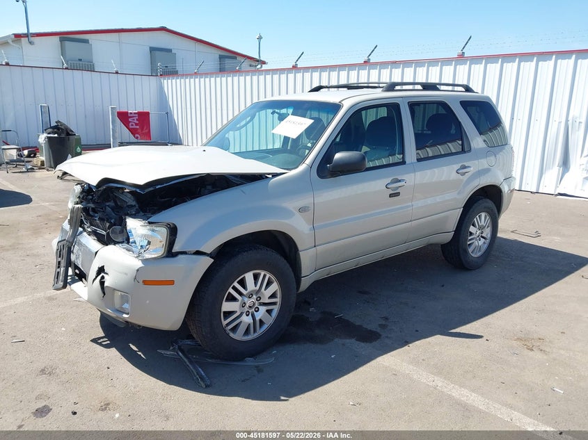 2007 MERCURY MARINER SPORT UTILITY VEHICLE 2.3L I-4 DOHC, 153HP