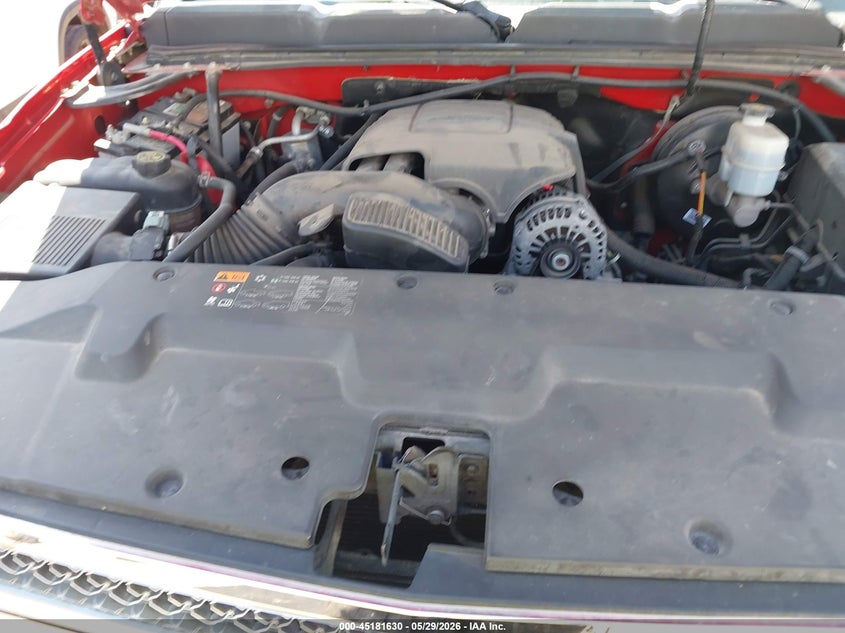 2012 Chevrolet Silverado 5.3 1500 Lt red Lot 111045181630 Vin 3GCPCSE01CG249675