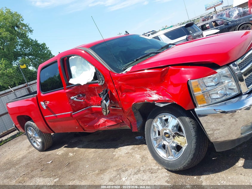 2012 Chevrolet Silverado 5.3 1500 Lt red Lot 111045181630 Vin 3GCPCSE01CG249675
