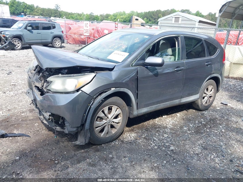 2012 Honda Cr-V Ex-L 2HKRM4H73CH627335 photo 1