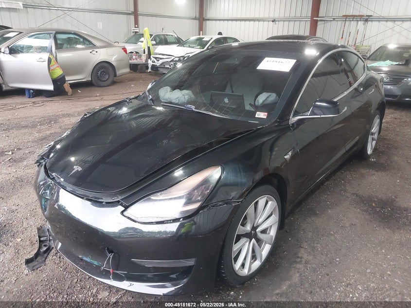 Vin: 5yj3e1ea6kf444770, lot: 45679384, tesla model 3 long range/mid range/standard range/standard range plus 20192