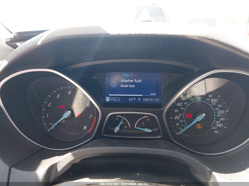 2012 Ford Focus 16.0 Se Blue Lot 111045181693 Vin 1FAHP3K27CL434441