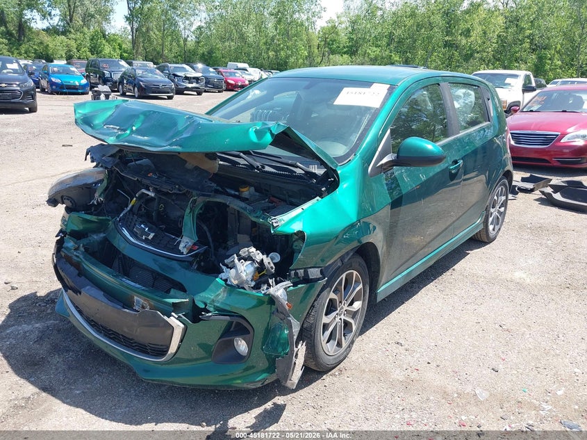Vin: 1g1jd6sh7j4124963, lot: 45679433, chevrolet sonic lt auto 20182