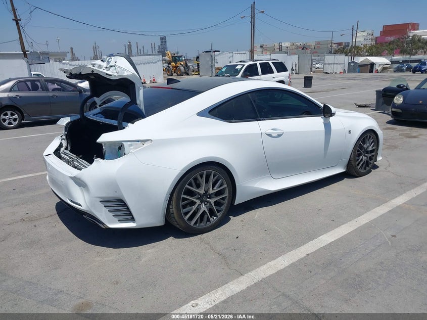 Vin: jthha5bc7g5000769, lot: 45679435, lexus rc 200t 20164