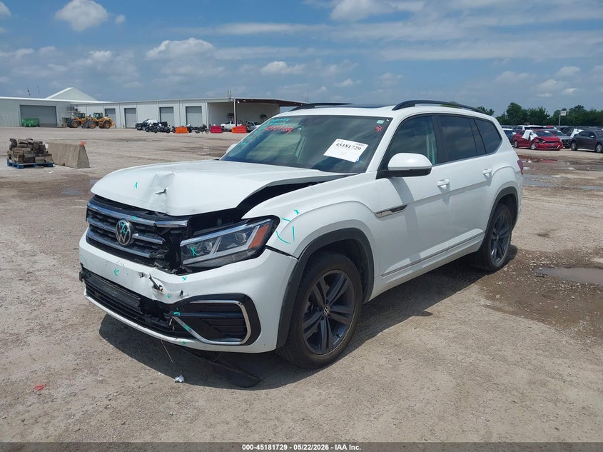 2021 Volkswagen Atlas 3.6l V6 Se W/Technology R-Line 1V2PR2CA3MC569920 photo 1