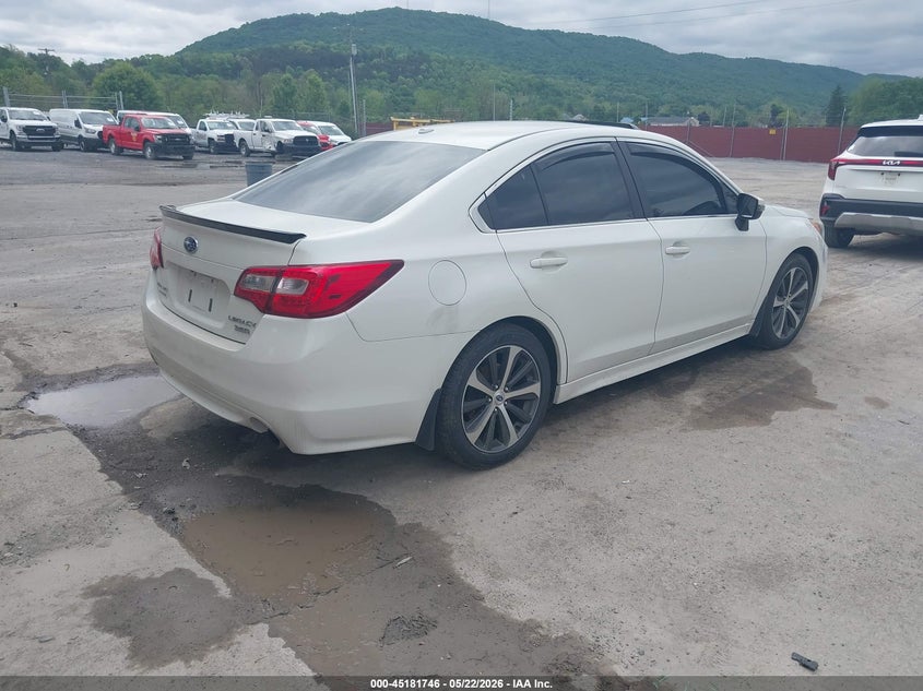 Vin: 4s3bnen67f3040619, lot: 45679458, subaru legacy 3.6r limited 20154