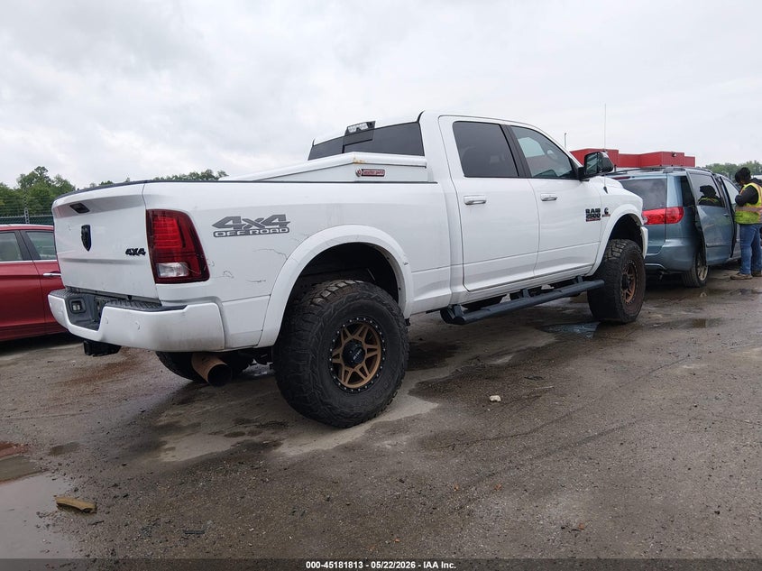 Vin: 3c6ur5fl4hg611976, lot: 45679525, ram 2500 laramie  4x4 6'4 box 20174