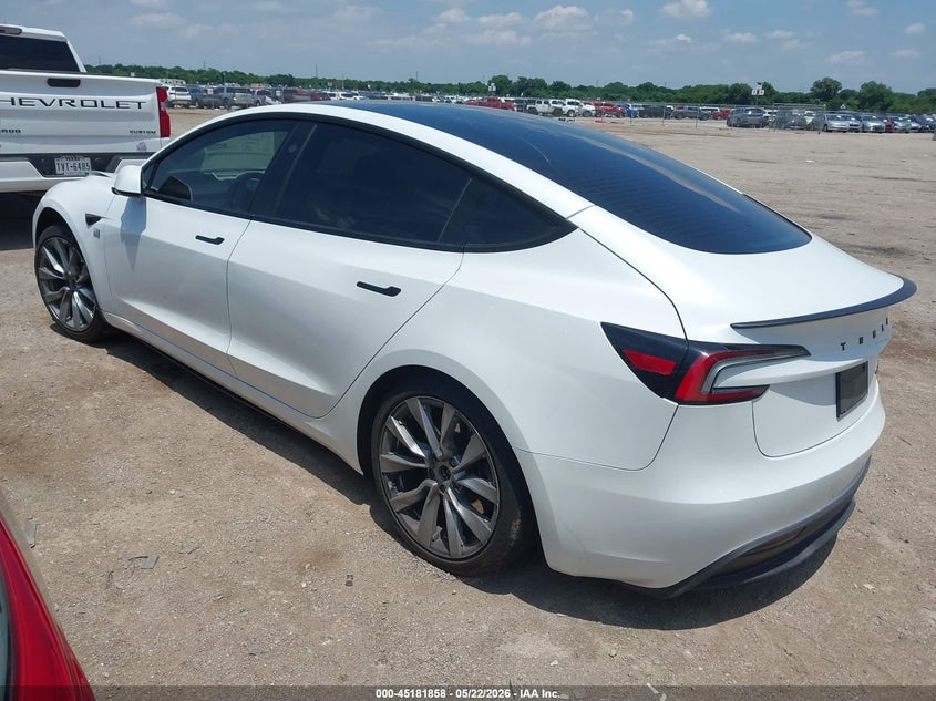Vin: 5yj3e1eb1sf960060, lot: 45679570, tesla model 3 long range all-wheel drive 20253