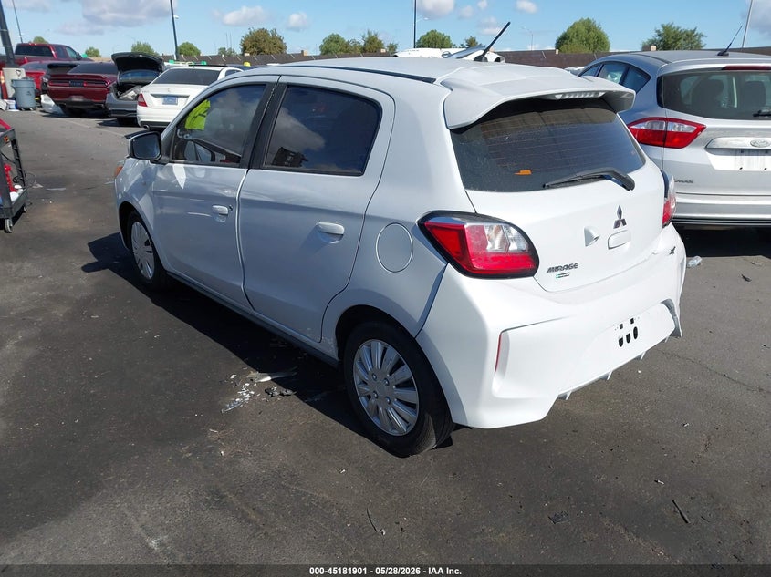 Vin: ml32auhj1mh010427, lot: 45679613, mitsubishi mirage carbonite edition/es/le 20213