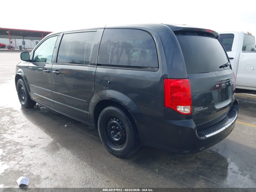 2012 Dodge Caravan 3.6 Grand Se/Avp grey Lot 111045181912 Vin 2C4RDGBG3CR146370