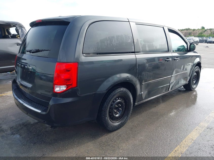 2012 Dodge Caravan 3.6 Grand Se/Avp grey Lot 111045181912 Vin 2C4RDGBG3CR146370
