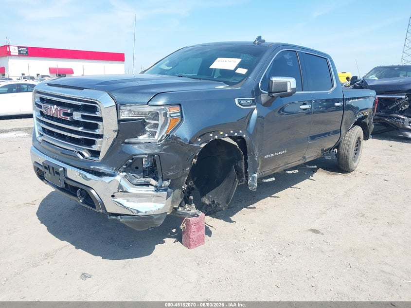 Vin: 1gtu9ded0kz129347, lot: 45679782, gmc sierra 1500 slt 20192