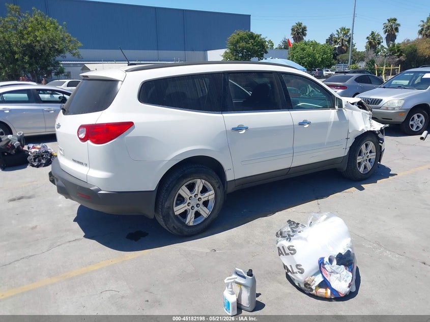 Vin: 1gnkvged7cj122262, lot: 45679910, chevrolet traverse 1lt 20124
