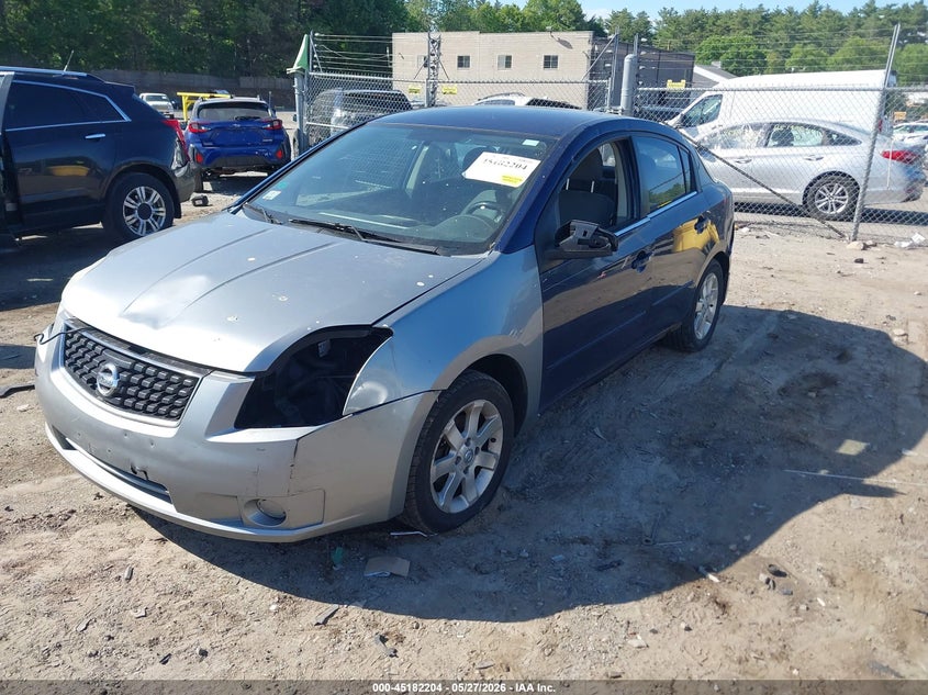 2007 NISSAN SENTRA SEDAN 2.0L I-4 DOHC, VVT, 140HP