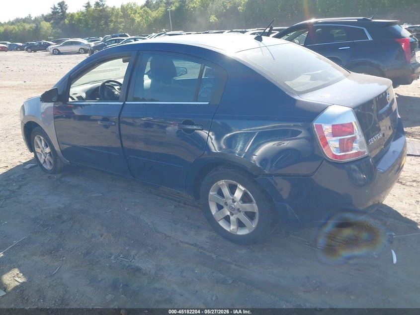 2007 NISSAN SENTRA SEDAN 2.0L I-4 DOHC, VVT, 140HP