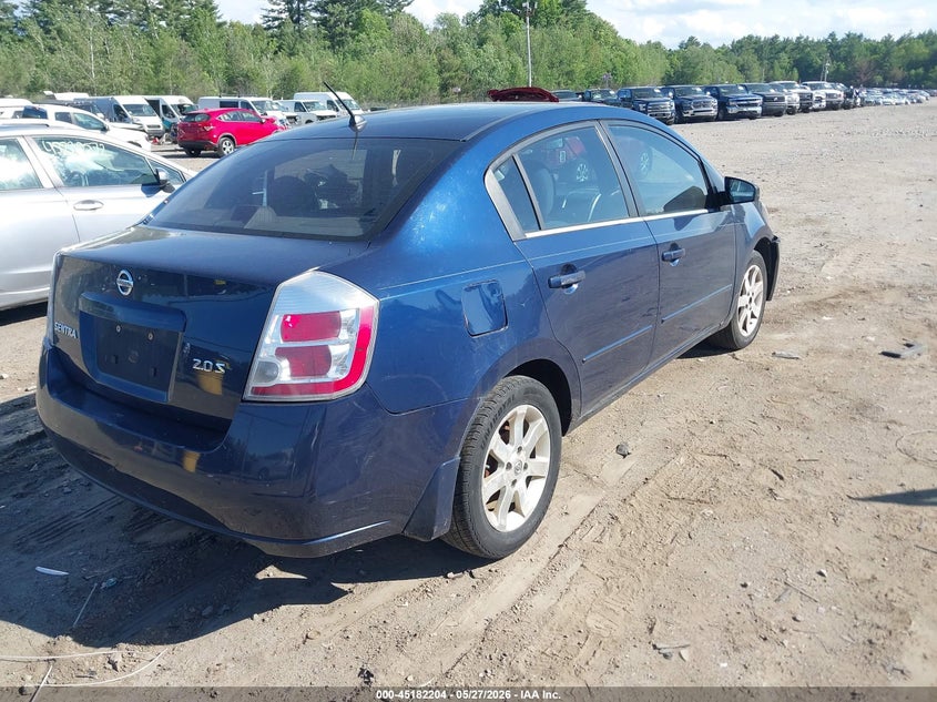2007 NISSAN SENTRA SEDAN 2.0L I-4 DOHC, VVT, 140HP