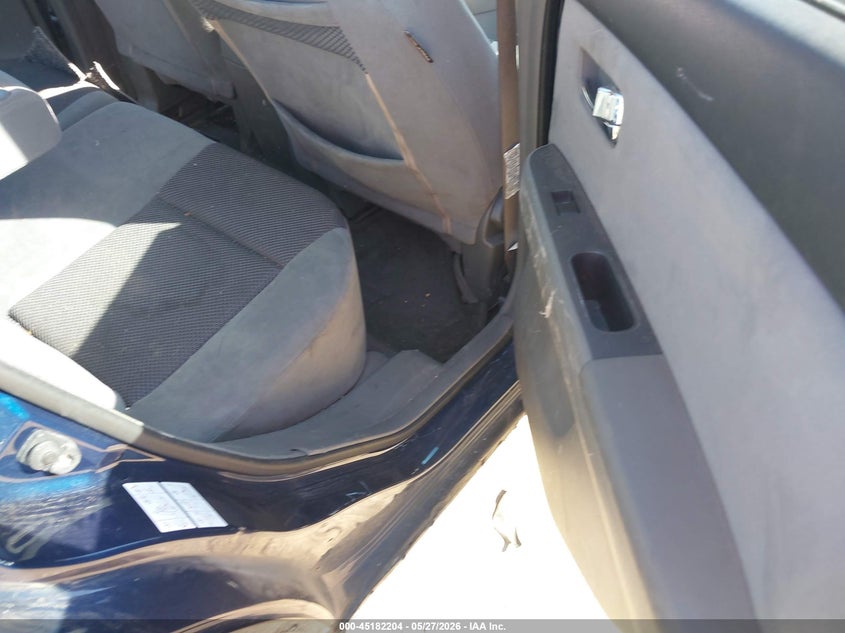 2007 NISSAN SENTRA SEDAN 2.0L I-4 DOHC, VVT, 140HP