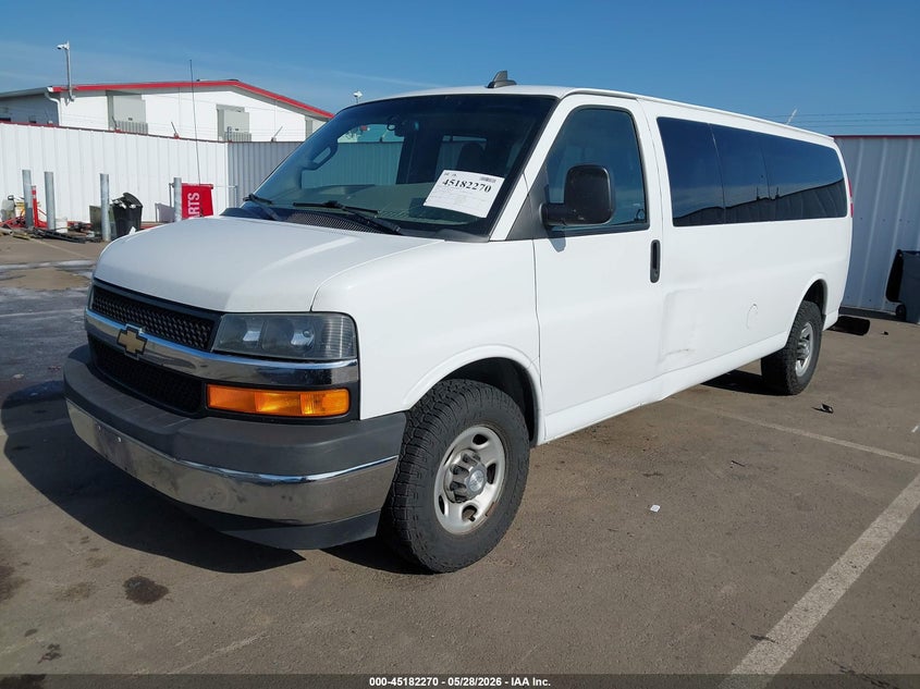 Vin: 1gazgpfg6j1260701, lot: 45679982, chevrolet express 3500 lt 20182