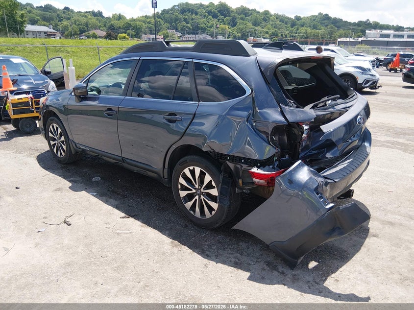 Vin: 4s4bsanc2g3322512, lot: 45679990, subaru outback 2.5i limited 20163