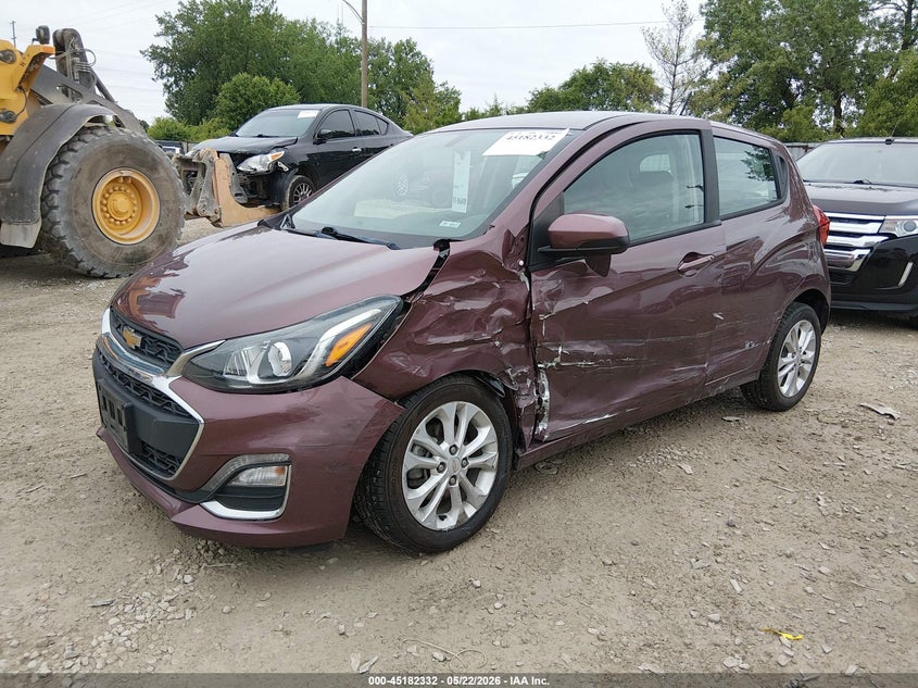 Vin: kl8cd6saxlc408611, lot: 45680044, chevrolet spark fwd 1lt automatic 20202