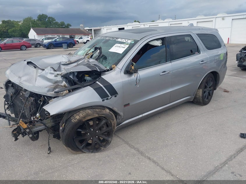 Vin: 1c4sdhct2jc133120, lot: 45680052, dodge durango r/t rwd 20182