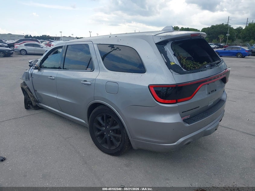 Vin: 1c4sdhct2jc133120, lot: 45680052, dodge durango r/t rwd 20183