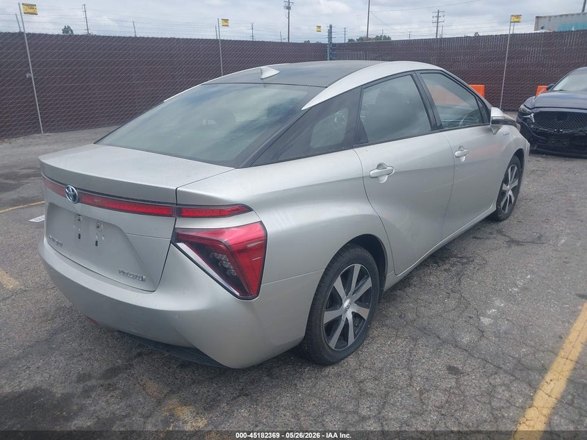 Vin: jtdbvrbd1ha002344, lot: 45680082, toyota mirai 20174