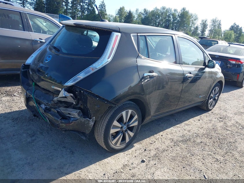Vin: 1n4az0cp0ec337735, lot: 45680203, nissan leaf sl 20144