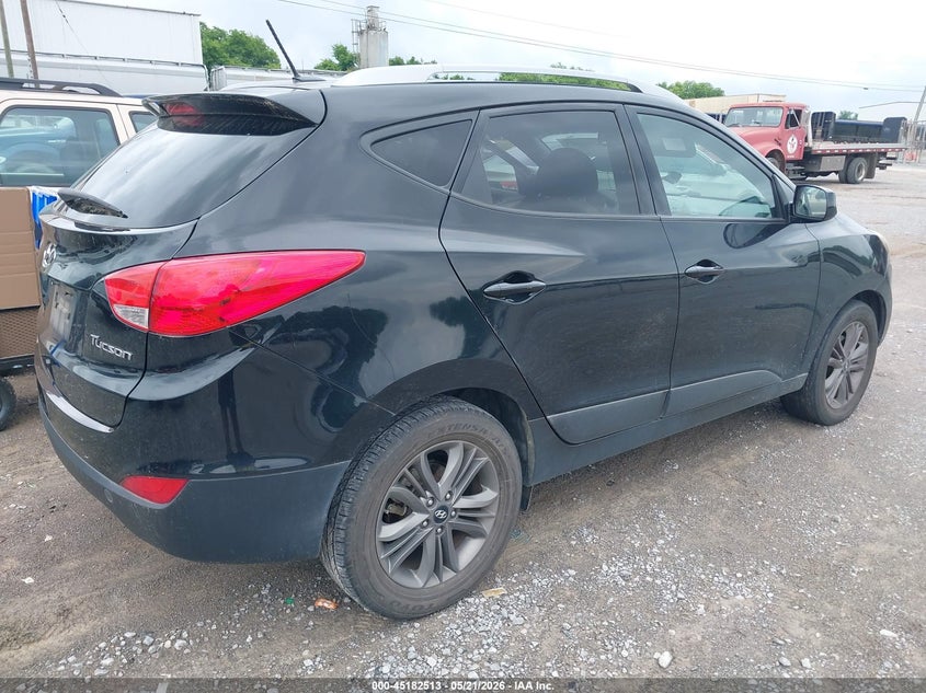 Vin: km8ju3ag7eu934528, lot: 45680225, hyundai tucson se 20144