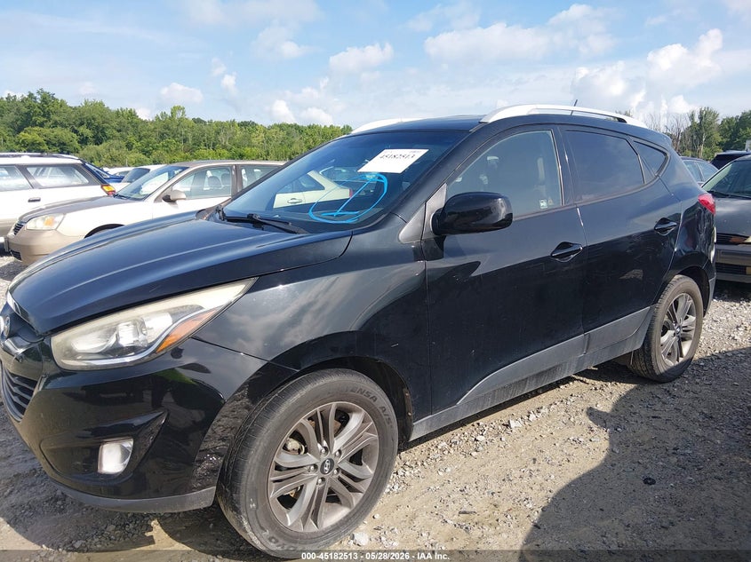 Vin: km8ju3ag7eu934528, lot: 45680225, hyundai tucson se 20142