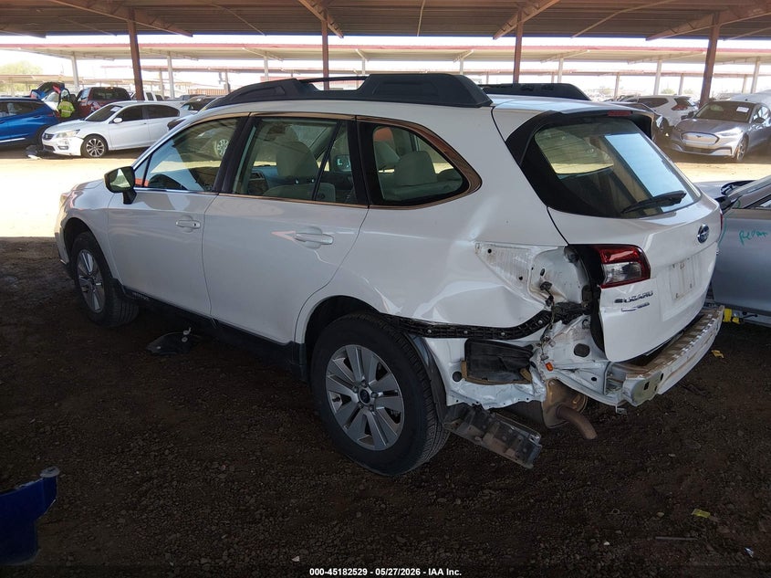 Vin: 4s4bsaac0j3244051, lot: 45680241, subaru outback 2.5i 20183