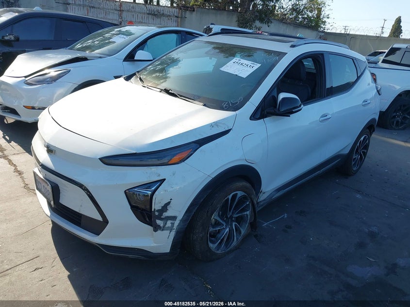 Vin: 1g1fz6s09n4128150, lot: 45680247, chevrolet bolt euv fwd premier 20222