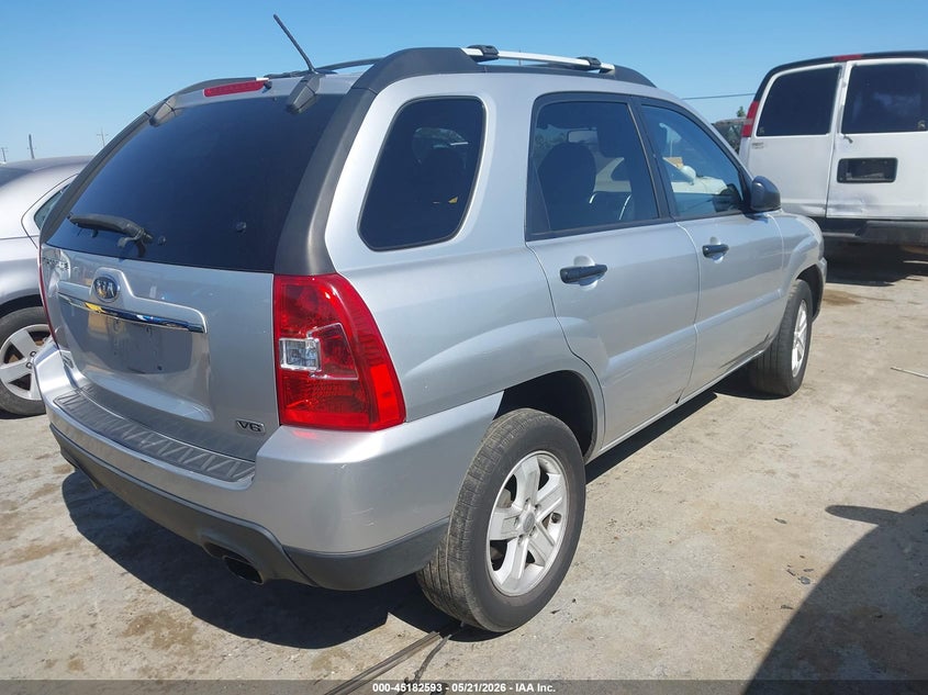 Vin: kndkgca35a7711877, lot: 45680305, kia sportage lx v6 20104