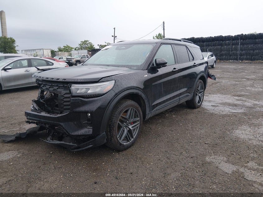 Vin: 1fmuk8kh5sgb63908, lot: 45680396, ford explorer st-line 20252