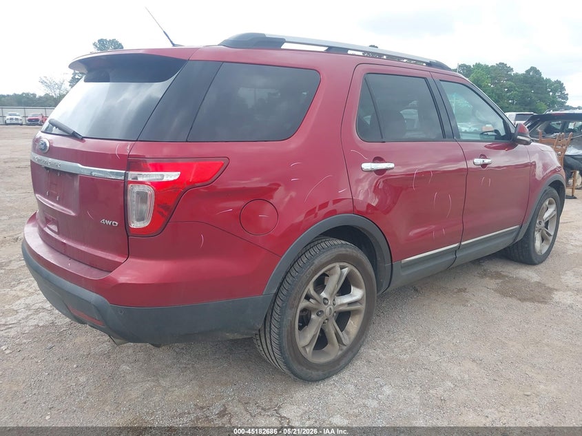 Vin: 1fm5k7f8xegb64100, lot: 45680398, ford explorer limited 20144