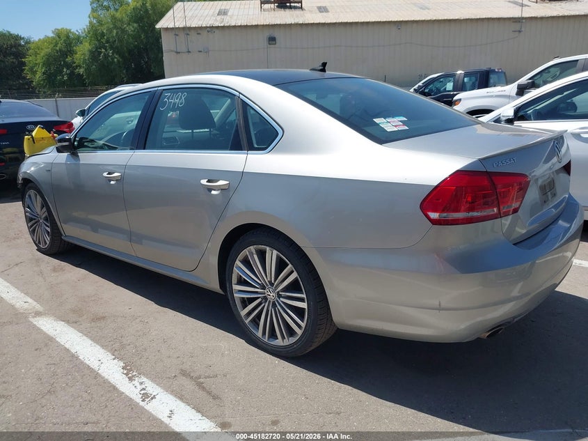 2014 VOLKSWAGEN PASSAT SEDAN 1.8L I-4 DI, DOHC, VVT, TURBO, 170HP