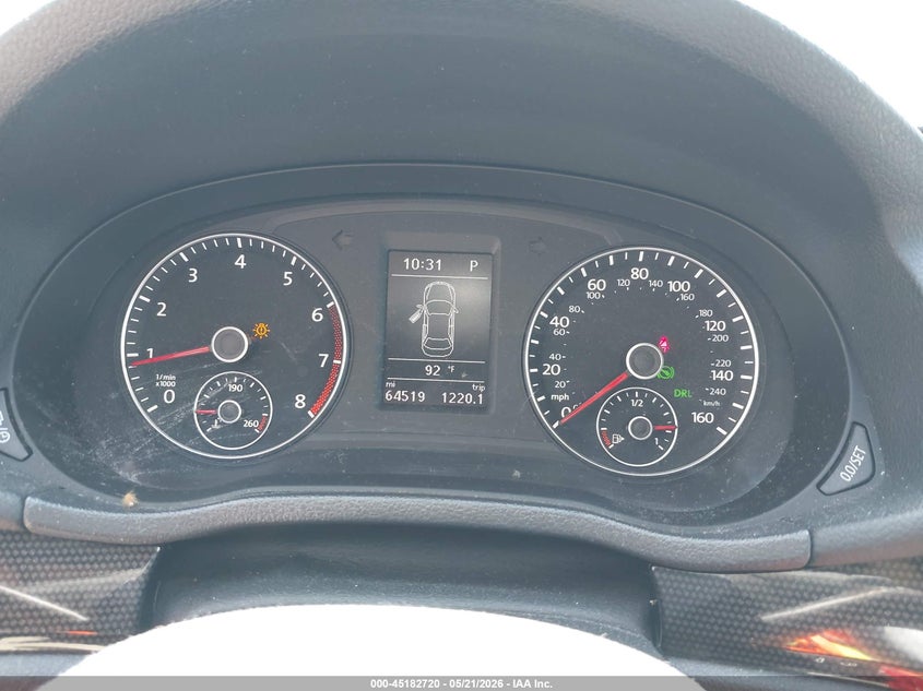 2014 VOLKSWAGEN PASSAT SEDAN 1.8L I-4 DI, DOHC, VVT, TURBO, 170HP