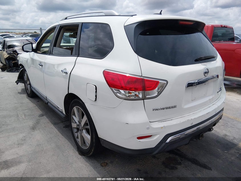 Vin: 5n1ar2mm8dc634093, lot: 45680473, nissan pathfinder platinum 20133