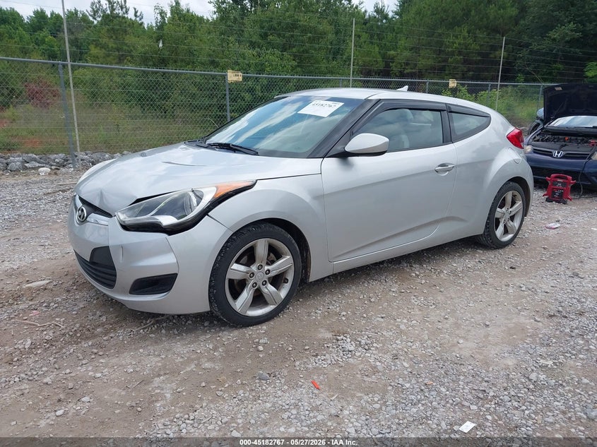 Vin: kmhtc6ad1cu049662, lot: 45680479, hyundai veloster base w/gray 20122