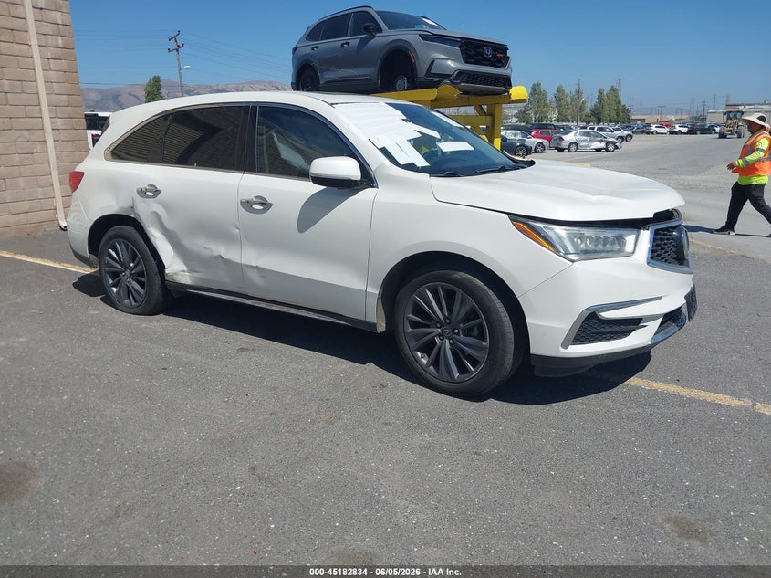 Vin: 5fryd3h53hb000966, lot: 45680546, acura mdx technology package 2017 img_1