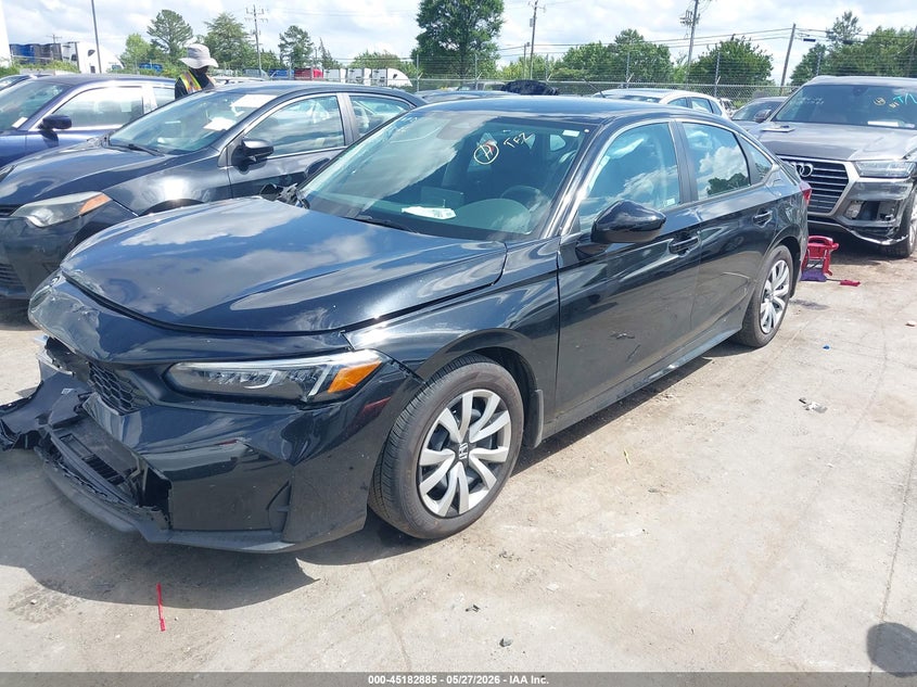 2025 Honda Civic Lx 2HGFE2F26SH596814 photo 1