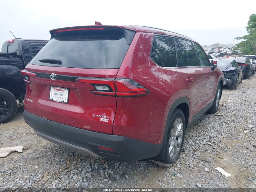 Vin: 5tdacab59ts102280, lot: 45680644, toyota grand highlander hybrid limited 20264
