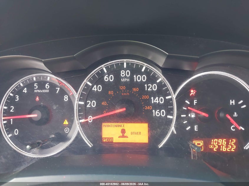 2011 NISSAN ALTIMA SEDAN 2.5L I4 FI DOHC 16V NF4